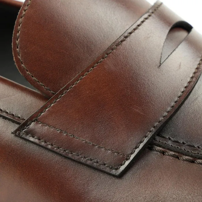 Bruno Magli Nathan Penny Loafer 8211 Rust Men Dress Shoes