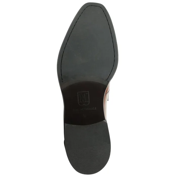 Bruno Magli Nathan Penny Loafer 8211 Rust Men Dress Shoes
