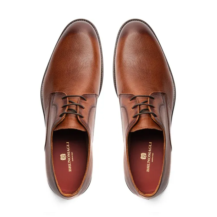 Bruno Magli Pierre Leather OxfordCognac Men Laceups and Oxfords Bruno Magli Pierre Leather OxfordCognac Men Laceups and Oxfords
