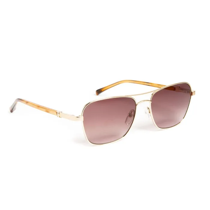 Bruno Magli Playa Aviator Sunglasses 8211 Gold Tortoise Men Sunglasses