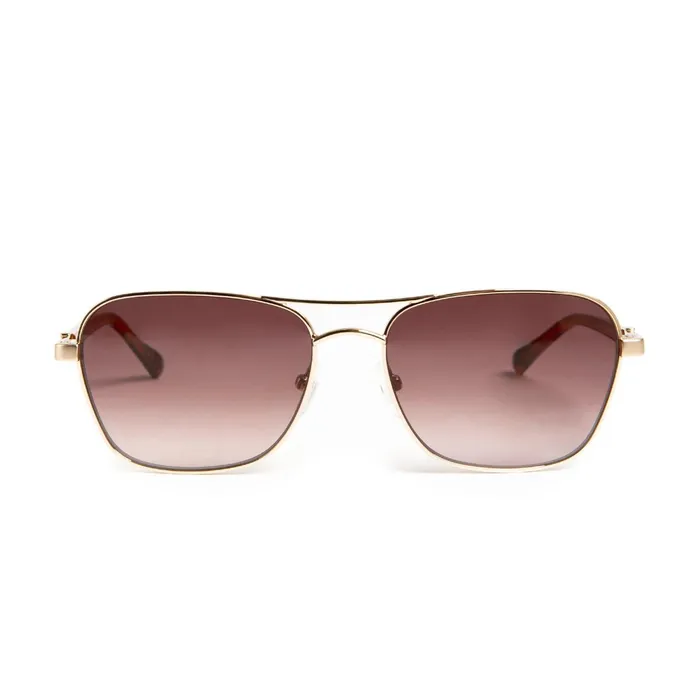 Bruno Magli Playa Aviator Sunglasses 8211 Gold Tortoise Men Sunglasses
