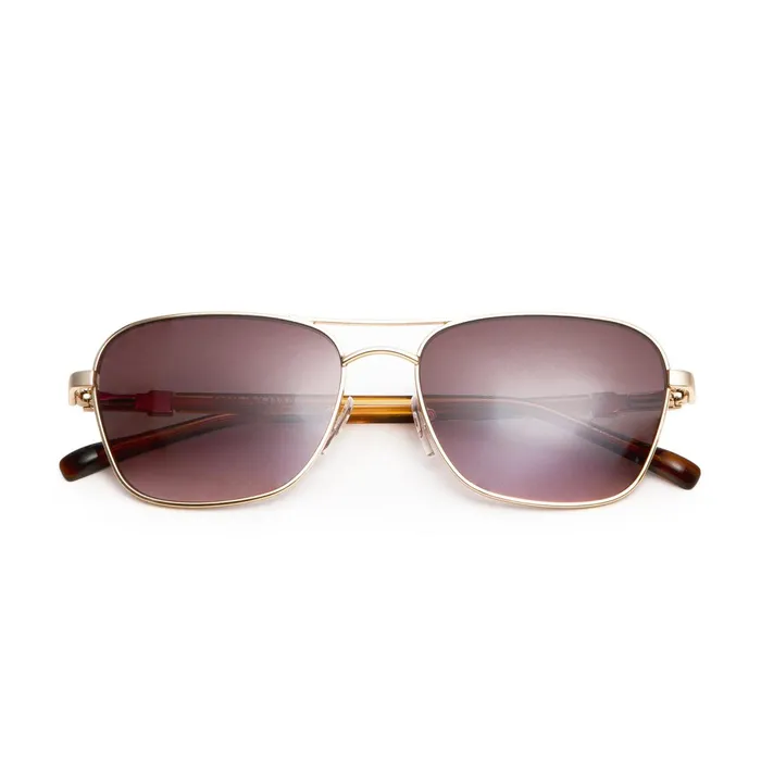 Bruno Magli Playa Aviator Sunglasses 8211 Gold Tortoise Men Sunglasses