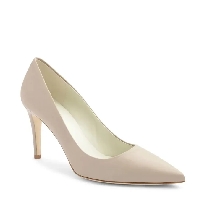 Bruno Magli Telma Leather PointedToe PumpNatural Women Evening