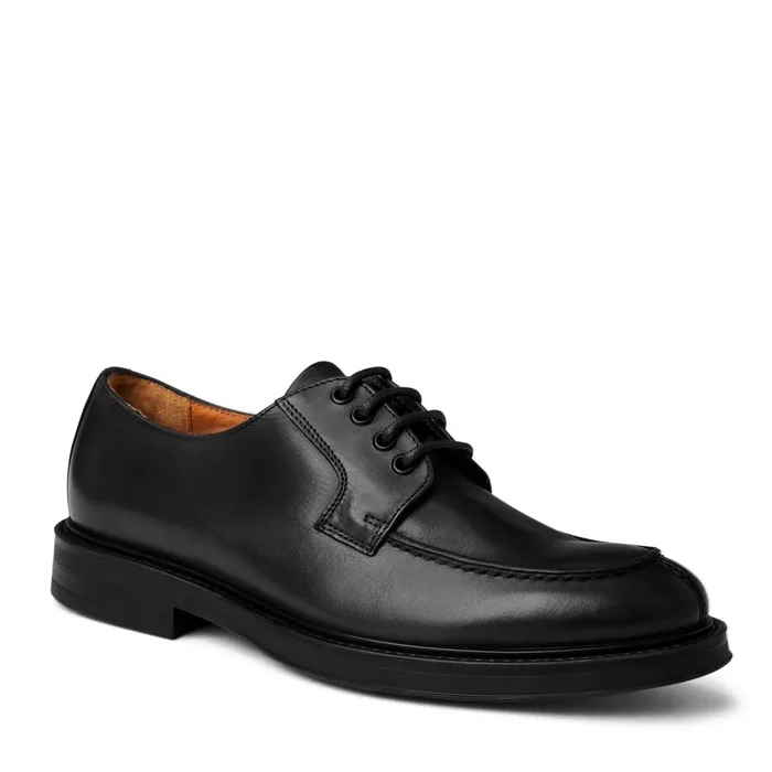 Bruno Magli Tyler Split Toe Leather DerbyBlack Men Laceups and Oxfords