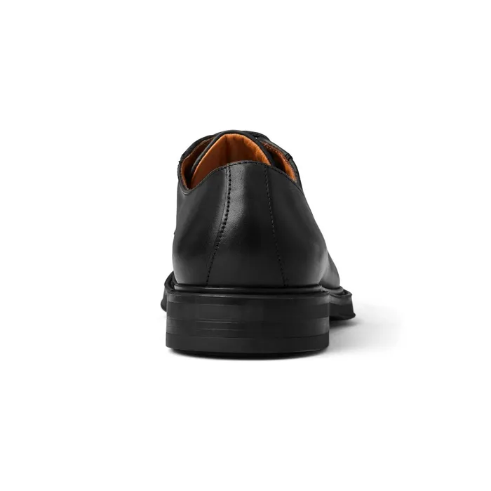 Bruno Magli Tyler Split Toe Leather DerbyBlack Men Laceups and Oxfords