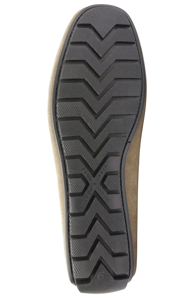Bruno Magli Xander Suede Driving Moccasin 8211 Taupe Men Dress Shoes