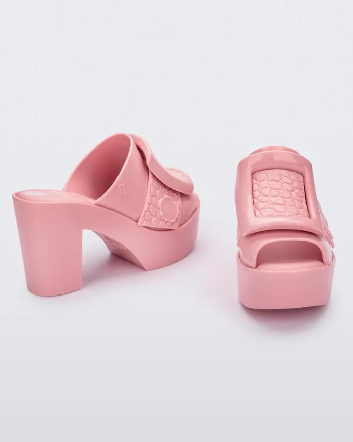 Buckle Up Mule Pinkpink Women Melissa Platforms