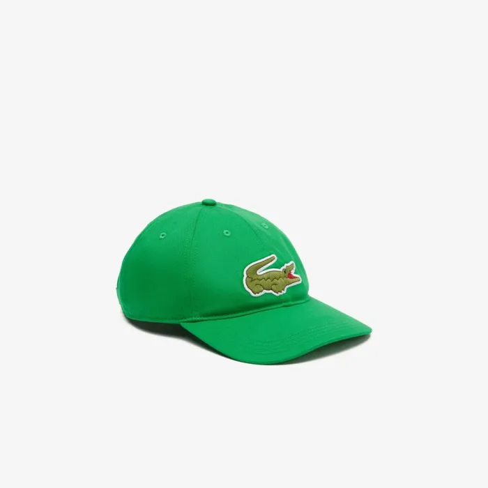 Caps and Hats MenWomen Lacoste Unisex Adjustable Organic Cotton Twill Cap Green Siw Caps and Hats MenWomen Lacoste Unisex Adjustable Organic Cotton Twill Cap Green Siw