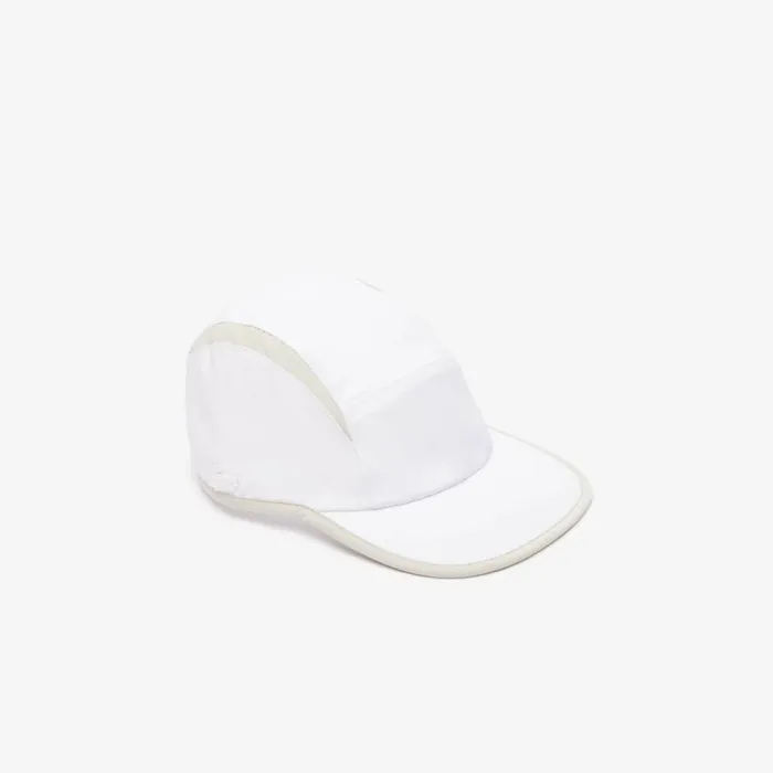 Caps and Hats MenWomen Lacoste Unisex Jockey Cap With Contrast Cutouts White Grey Iz9 Caps and Hats MenWomen Lacoste Unisex Jockey Cap With Contrast Cutouts White Grey Iz9