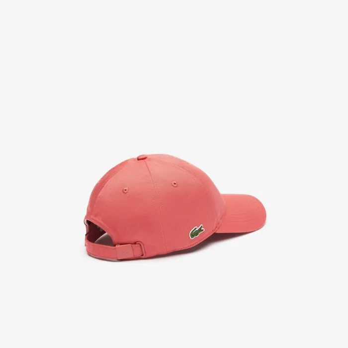 Caps and Hats MenWomen Lacoste Unisex Organic Cotton Twill Cap Pink Zv9