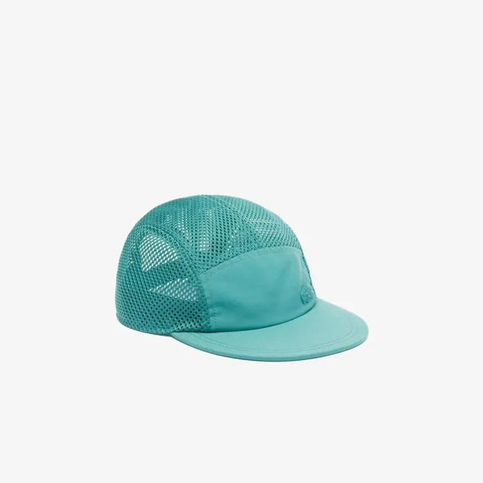 Caps and Hats MenWomen Lacoste Unisex Silicone Crocodile Cap Blue Si0