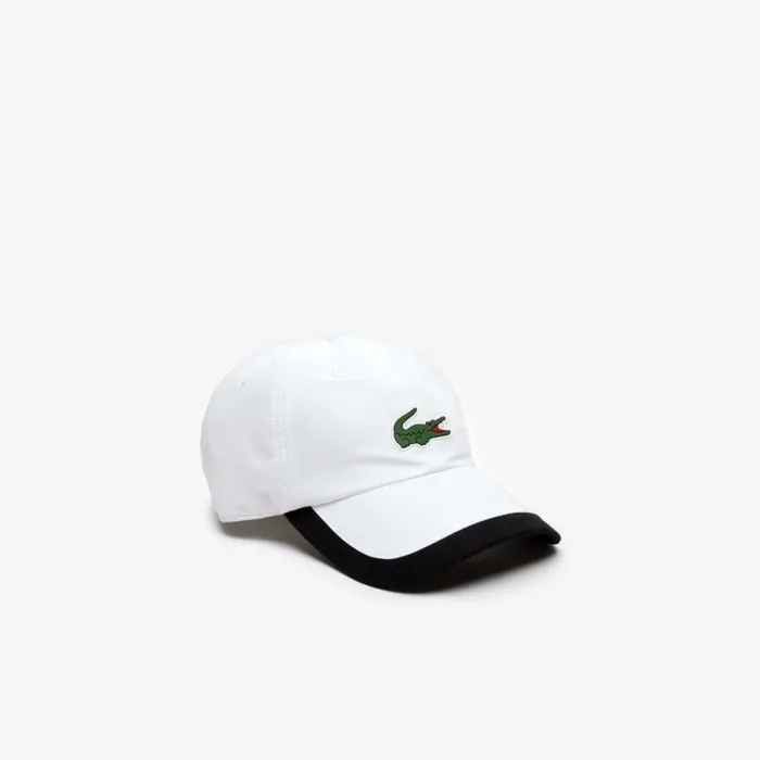 Caps and Hats MenWomen Lacoste Unisex SPORT Contrast Border Lightweight Cap White Black Au8 Caps and Hats MenWomen Lacoste Unisex SPORT Contrast Border Lightweight Cap White Black Au8