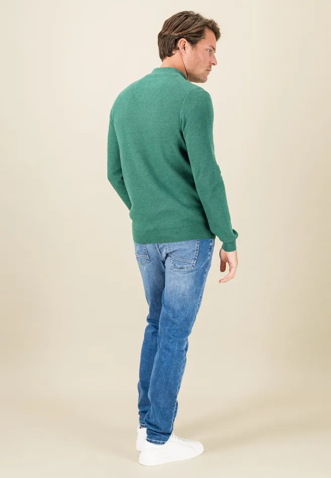 Cardigan Men FYNCHHATTON Parting Jacket Made Of Cotton Navyhazelruby Redlight Khakidark Emerald