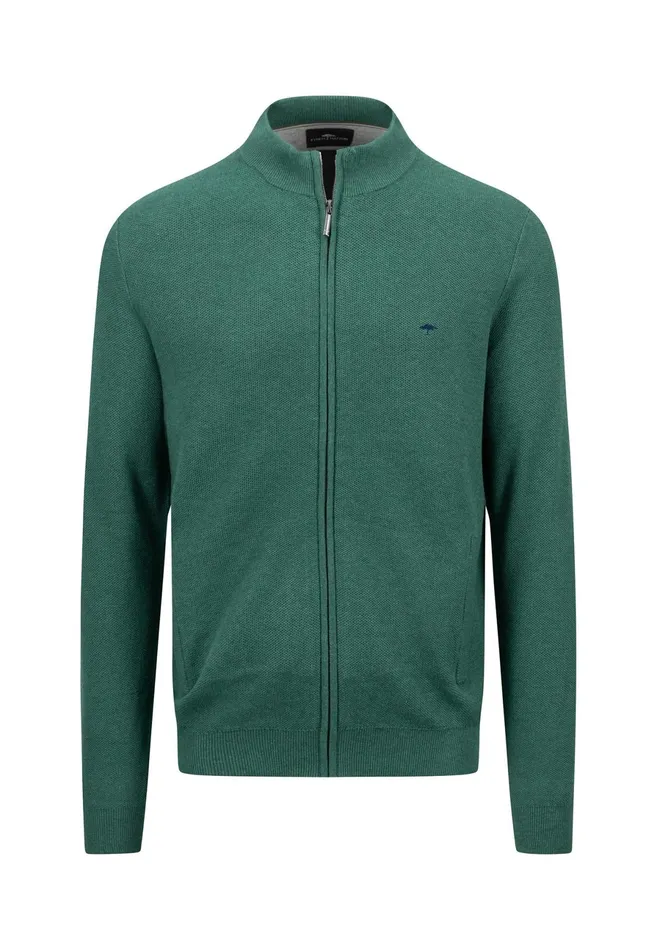 Cardigan Men FYNCHHATTON Parting Jacket Made Of Cotton Navyhazelruby Redlight Khakidark Emerald