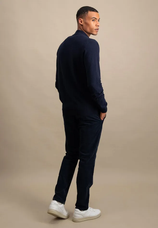 Cardigan Men FYNCHHATTON Parting Jacket Made Of Cotton Navyhazelruby Redlight Khakidark Emerald