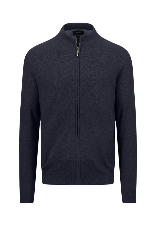 Cardigan Men FYNCHHATTON Parting Jacket Made Of Cotton Navyhazelruby Redlight Khakidark Emerald
