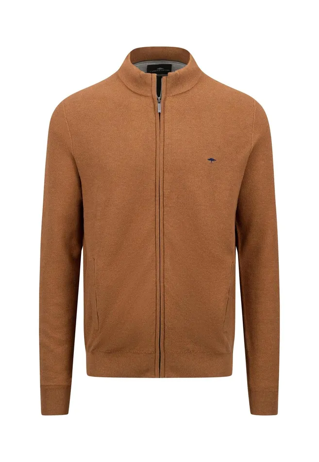 Cardigan Men FYNCHHATTON Parting Jacket Made Of Cotton Navyhazelruby Redlight Khakidark Emerald