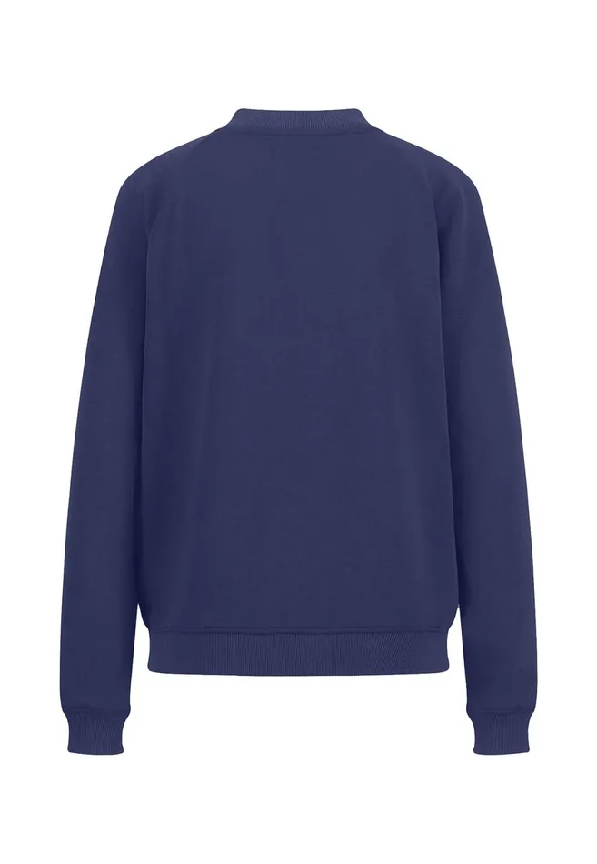 Cardigan Women FYNCHHATTON Fine Sweatshirt Jacket With Bags Blackblue Purplecrimson Red