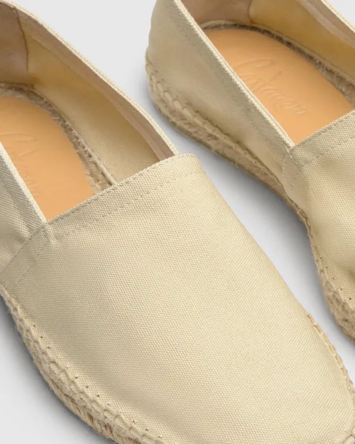 Castaer Pablo001 Ivory Men Flat Shoes