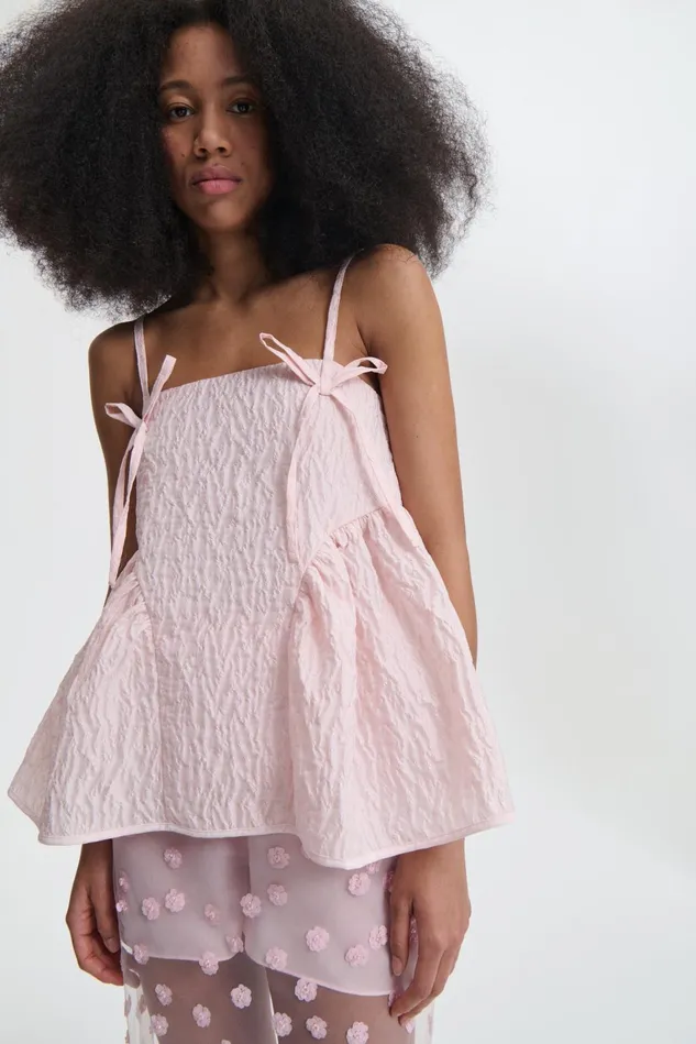 Cecilie Bahnsen Blouses Women AKIRA TOP Blush Pink