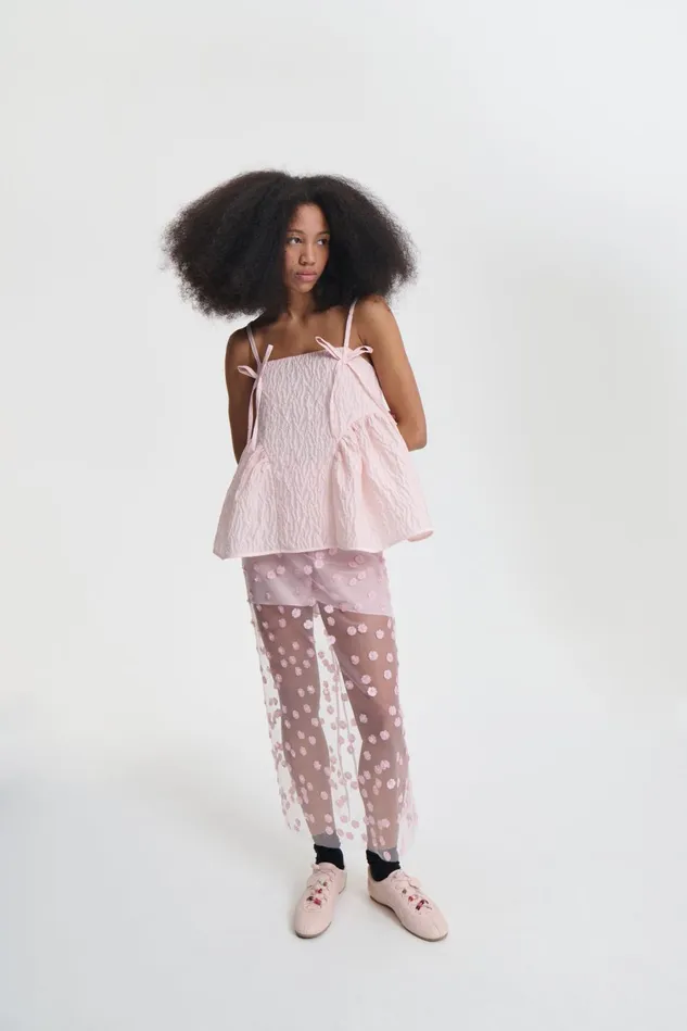 Cecilie Bahnsen Blouses Women AKIRA TOP Blush Pink