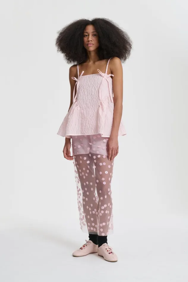 Cecilie Bahnsen Blouses Women AKIRA TOP Blush Pink