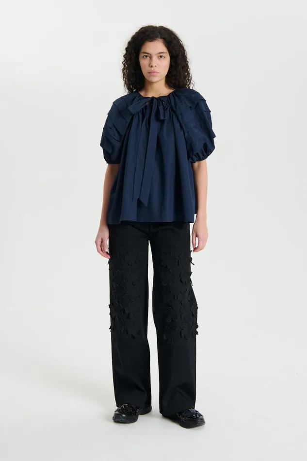 Cecilie Bahnsen Blouses Women PALOMA TOP Navy