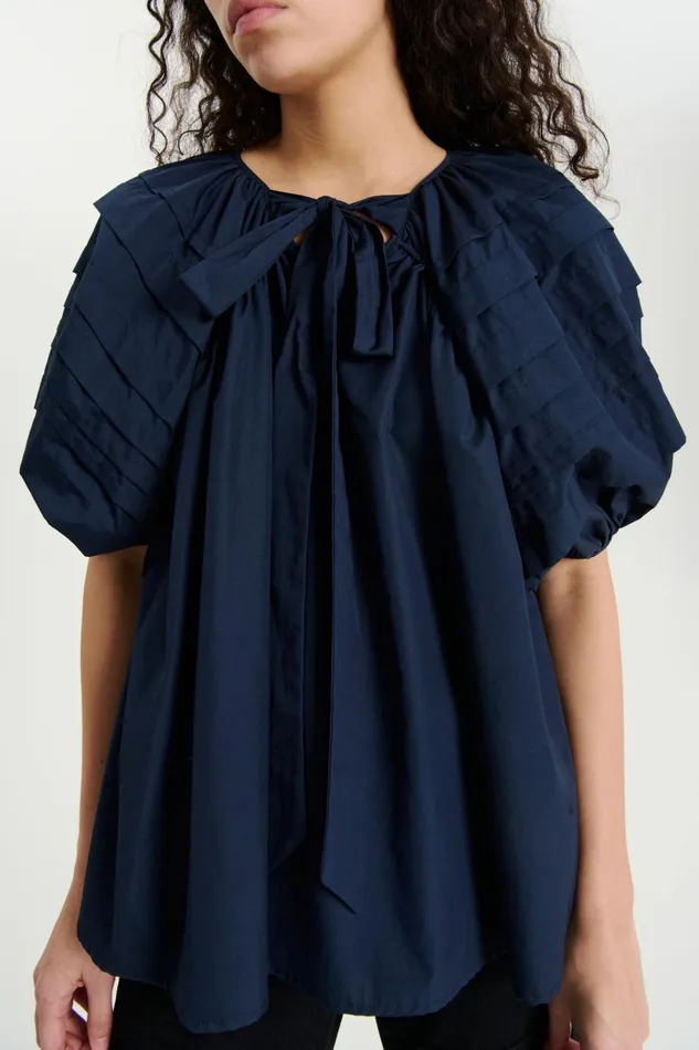 Cecilie Bahnsen Blouses Women PALOMA TOP Navy