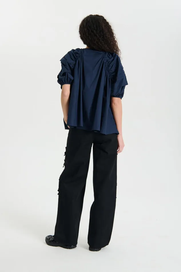 Cecilie Bahnsen Blouses Women PALOMA TOP Navy