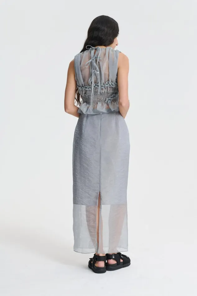 Cecilie Bahnsen Blouses Women UPHI TOP Grey