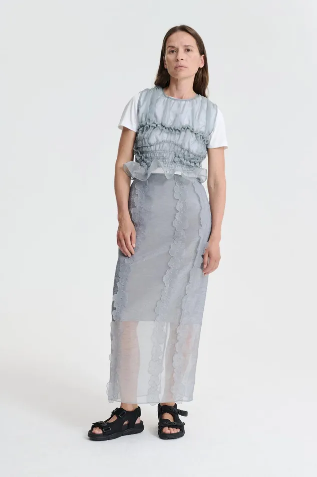 Cecilie Bahnsen Blouses Women UPHI TOP Grey