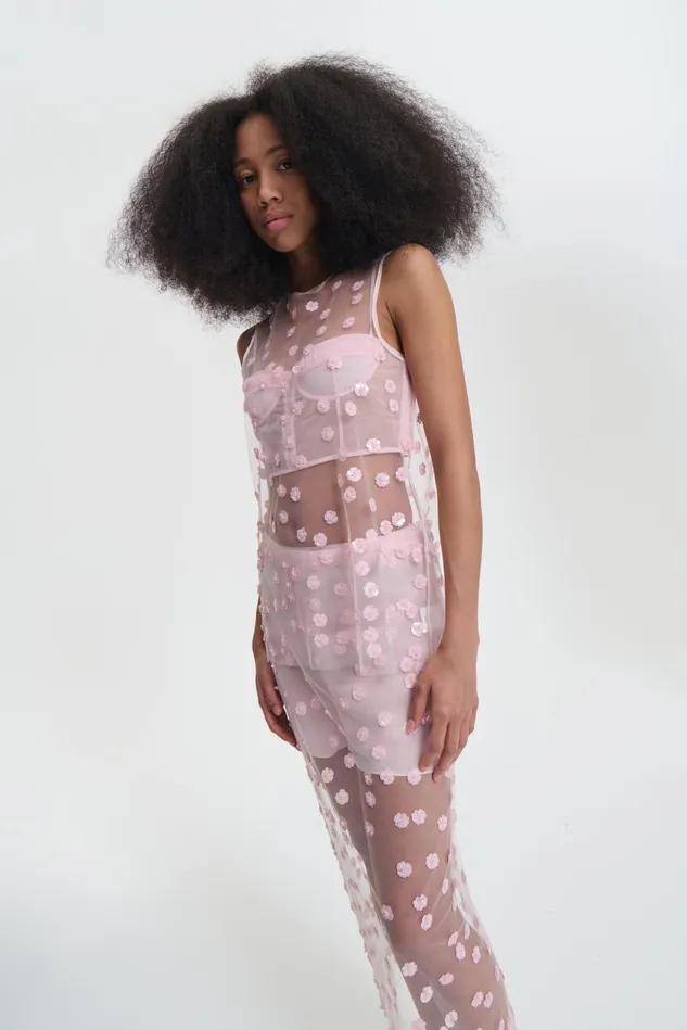 Cecilie Bahnsen Blouses Women UTANIA TOP Blush Pink
