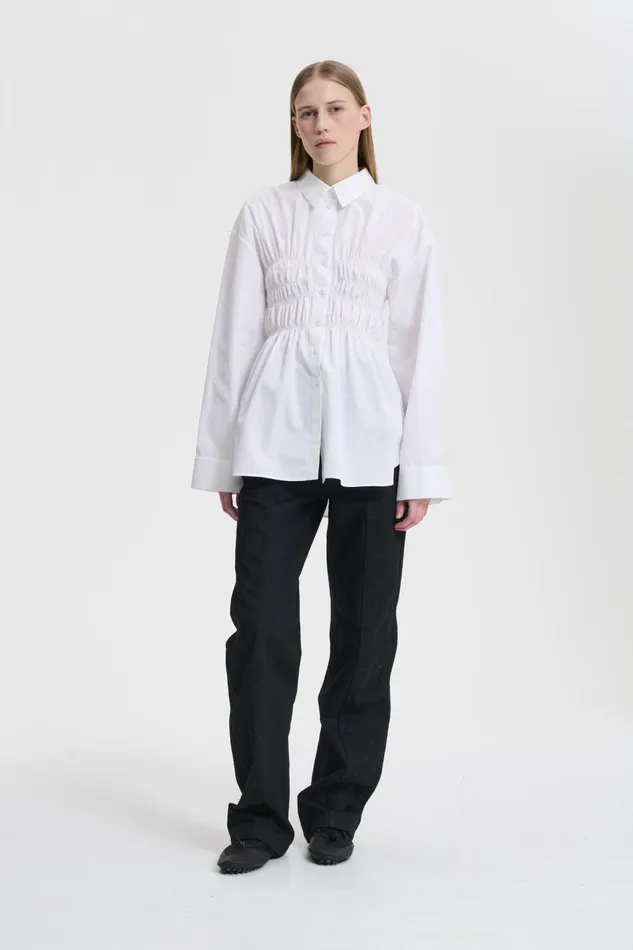 Cecilie Bahnsen Denim Women BLISS TROUSERS Black
