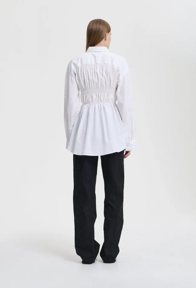 Cecilie Bahnsen Denim Women BLISS TROUSERS Black