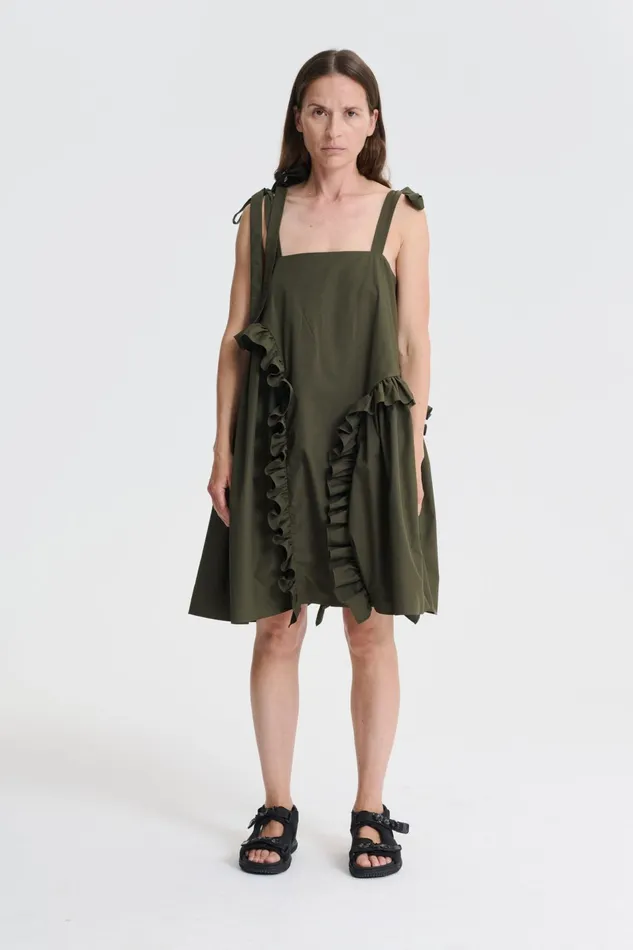 Cecilie Bahnsen Dresses Women AGATA DRESS Pine Green