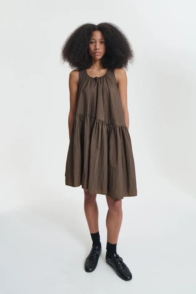 Cecilie Bahnsen Dresses Women AZELIA DRESS Brown