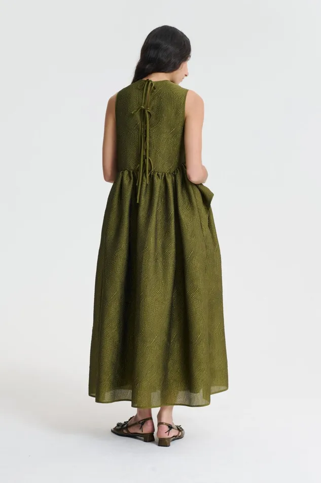 Cecilie Bahnsen Dresses Women DITTE DRESS Olive