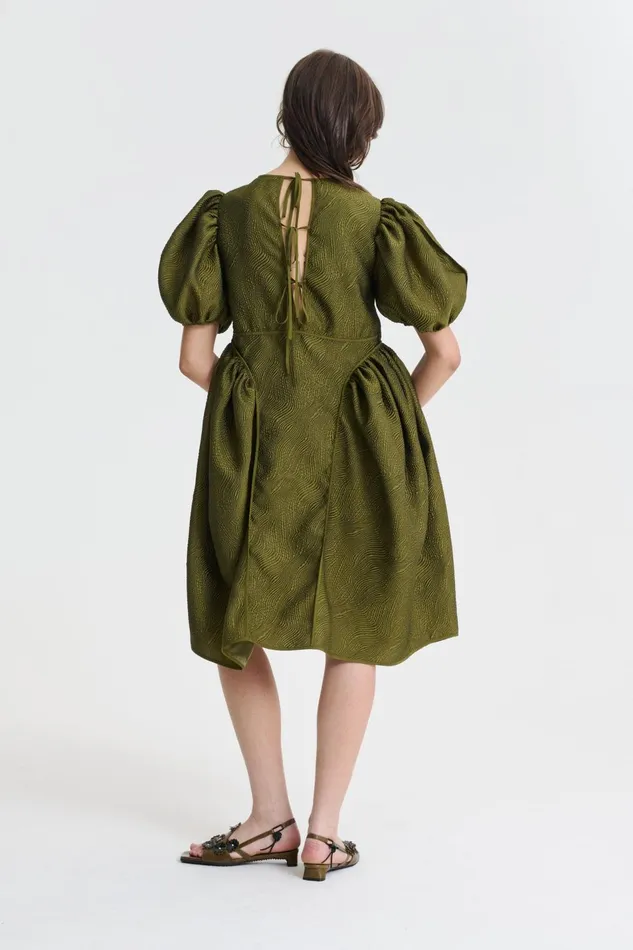 Cecilie Bahnsen Dresses Women FONDA DRESS Olive
