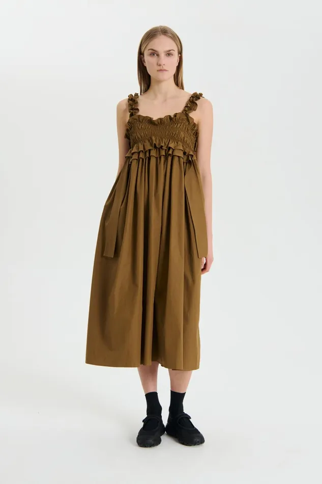Cecilie Bahnsen Dresses Women GIOVANNA DRESS Light Brown