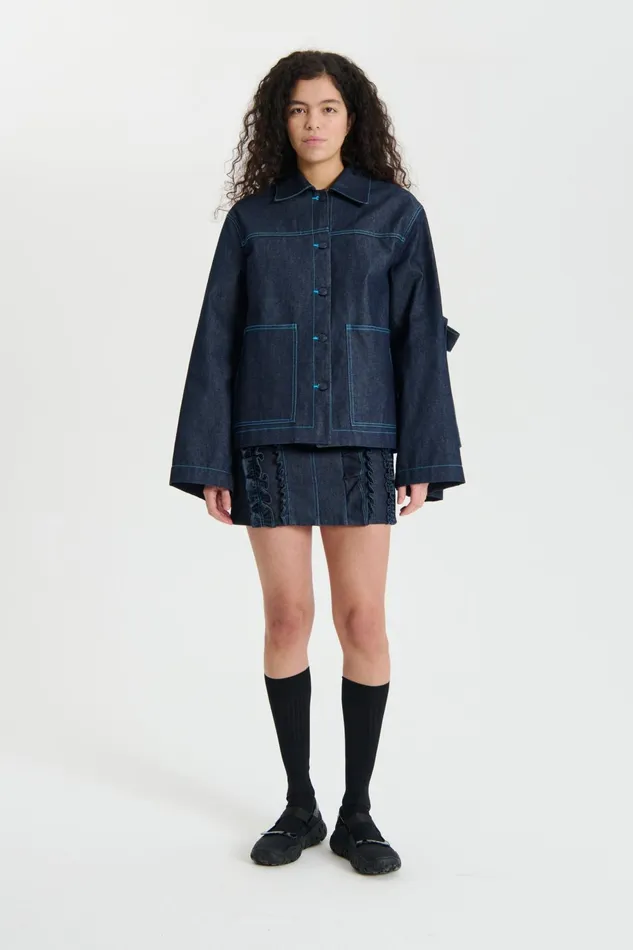 Cecilie Bahnsen Jackets Women VIVECA JACKET Indigo
