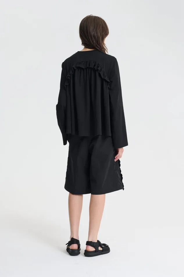 Cecilie Bahnsen Jersey Women ALVA TSHIRT Black