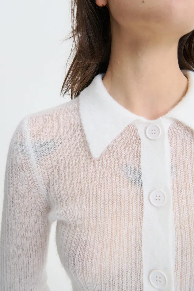 Cecilie Bahnsen Knits Women JAKI CARDIGAN White