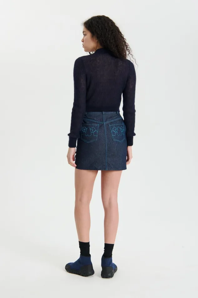 Cecilie Bahnsen Knits Women JAQUELINE CARDIGAN Navy