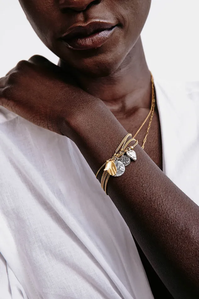 Chan Luu Bracelets Giving Hand Charm Bracelet Gold 8211 Women