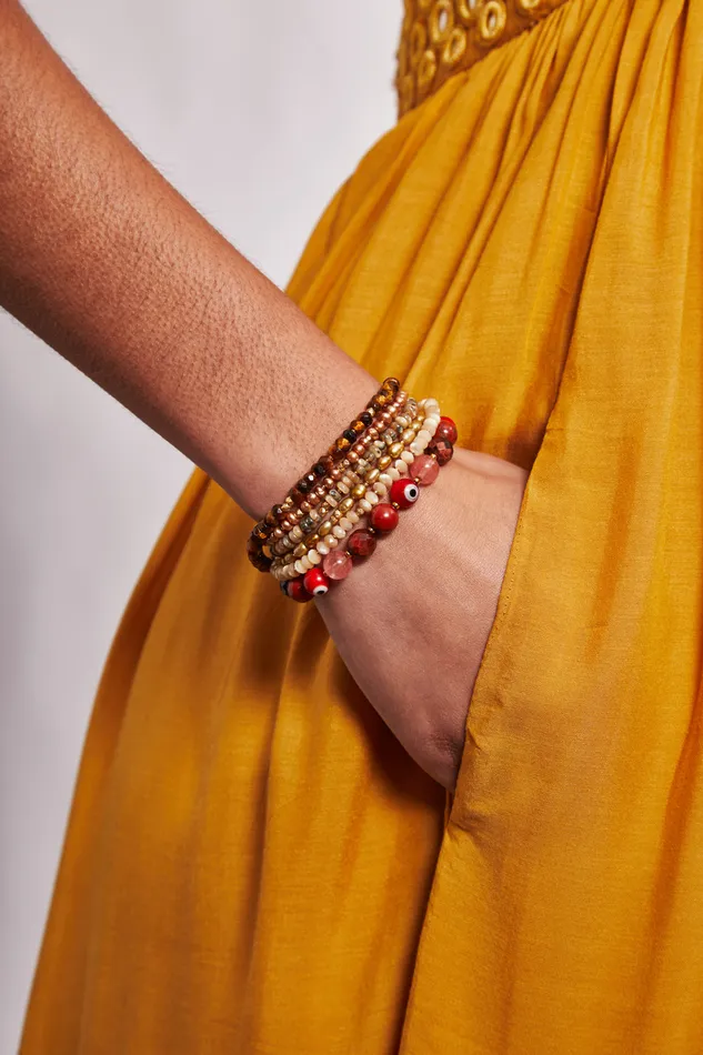 Chan Luu Bracelets Izmir Evil Eye Bracelet Red Mix 8211 Women