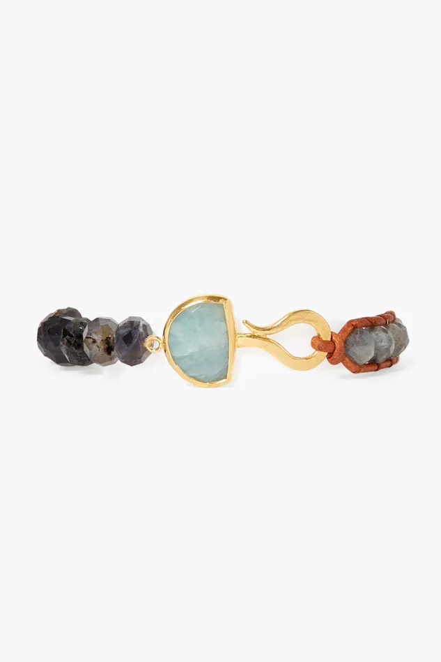 Chan Luu Bracelets Luna Single Wrap Bracelet Iolite Mix 8211 Women
