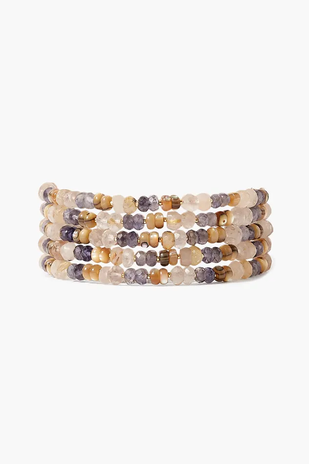 Chan Luu Bracelets Odyssey Naked Wrap Bracelet Iolite 8211 Women