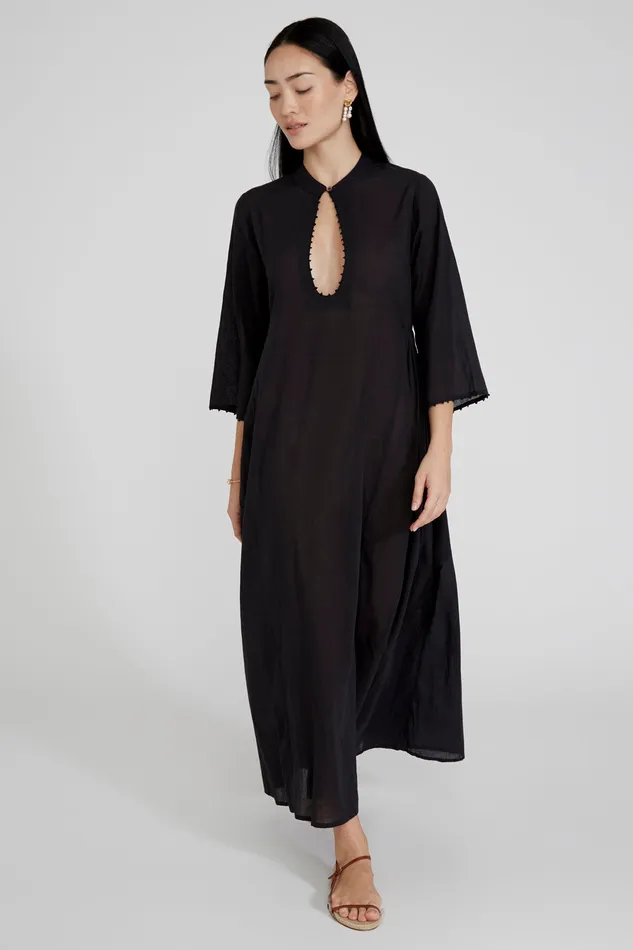 Chan Luu Dresses Tanya Plunge Dress Caviar 8211 Women