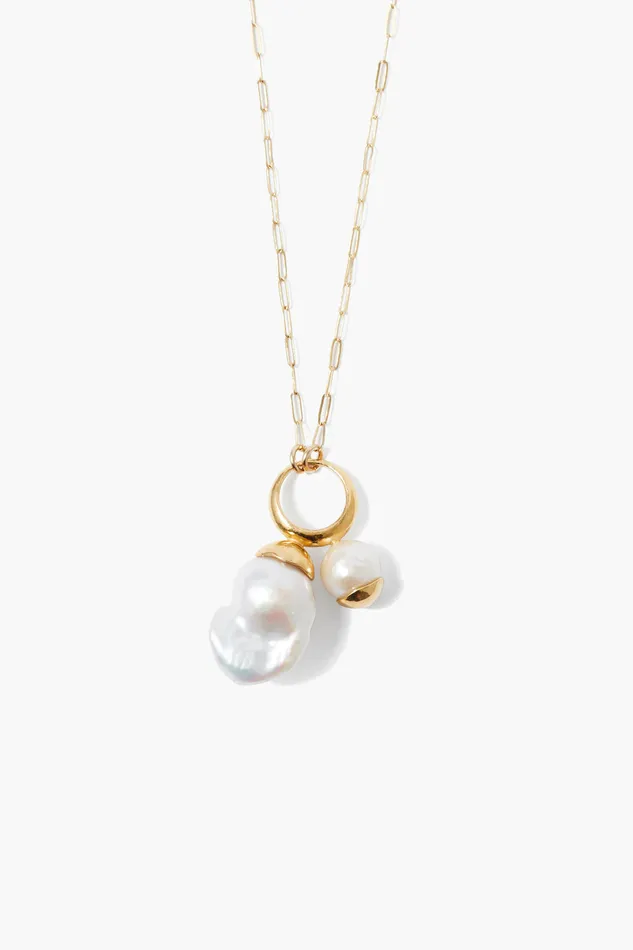Chan Luu Necklaces Luana Pearl Necklace Gold 8211 Women