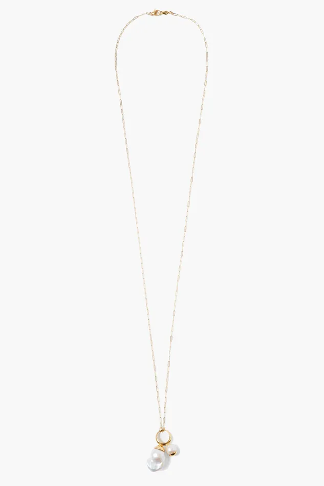 Chan Luu Necklaces Luana Pearl Necklace Gold 8211 Women